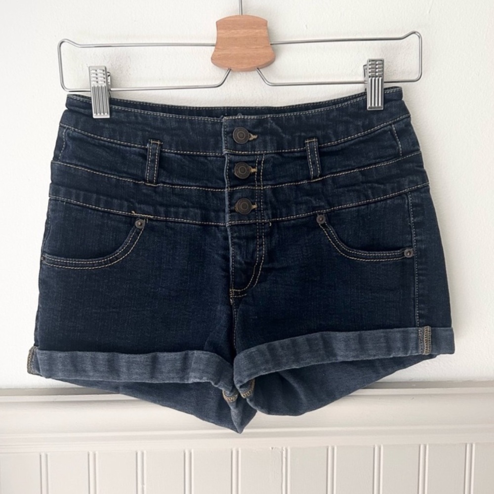 Y2K Mossimo Supply Co. Dark Wash Jean Shorts size 6